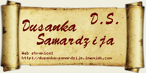 Dušanka Samardžija vizit kartica